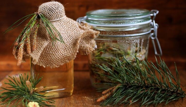 Decoction of parasitic pines